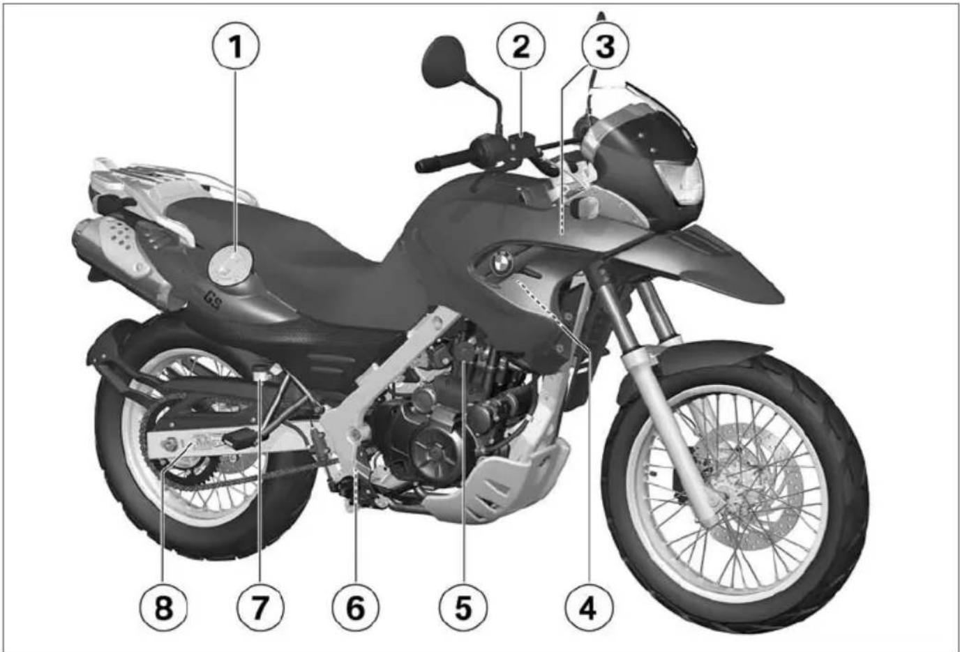 BMW G 650 GS (2008) - 左側面 - 1