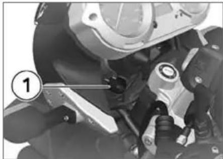 BMW G 650 GS (2008) - 光軸の調整 - 1