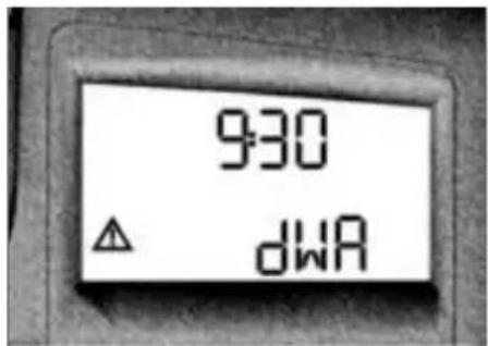 BMW F 650 GS (2009) - DWA 警告表示 - 2