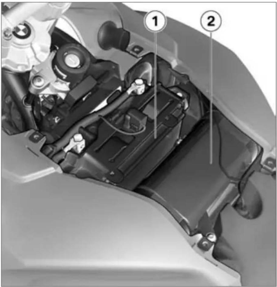 BMW F 650 GS (2009) - シート下 - 2