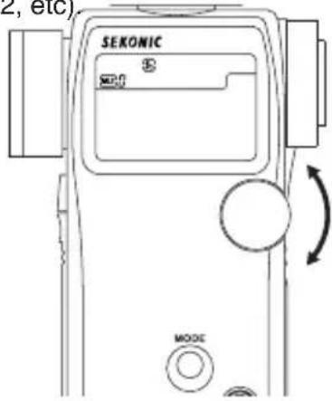 SEKONIC DigitalMaster L758DR - 2-3 Cumul flash avec cable synchro - 1