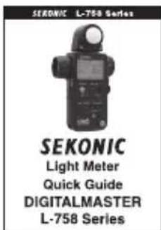 SEKONIC DigitalMaster L758DR - Accessoires fournis - 11