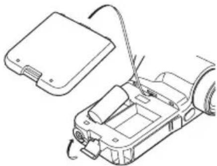 SEKONIC DigitalMaster L758DR - Mise en place de la pile - 1