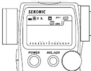 SEKONIC DigitalMaster L758DR - 2-2Saisie manuelle du profil d'exposition - 1