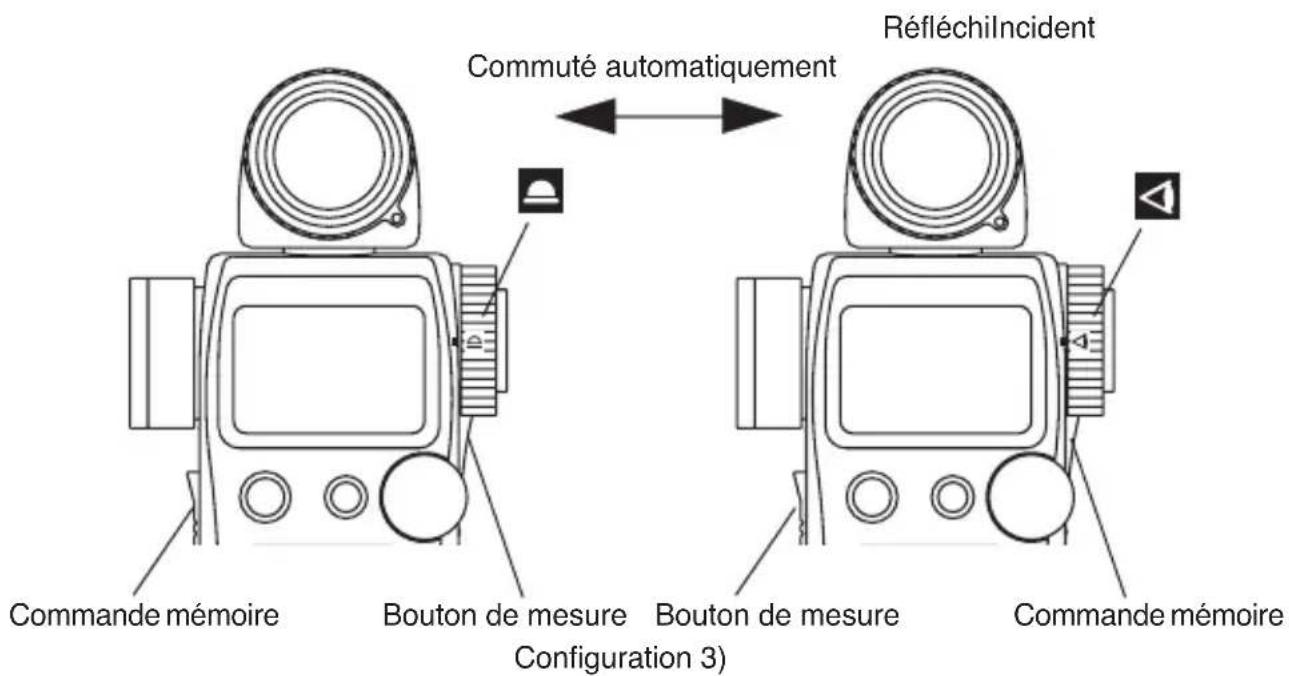 SEKONIC DigitalMaster L758Cine - Réglage du bouton de mesure et de la commande mémoire - 3