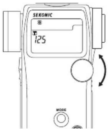SEKONIC DigitalMaster L758Cine - 1-1 Mode priorité vitesses - 1