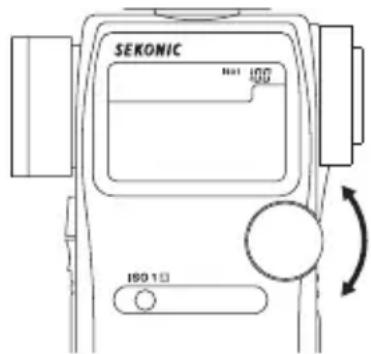 SEKONIC DigitalMaster L758Cine - Réglage de la sensibilité ISO 2 - 1