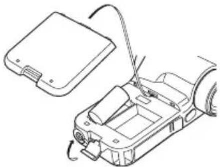 SEKONIC DigitalMaster L758Cine - Mise en place de la pile - 1