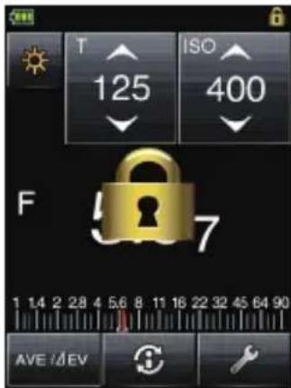 SEKONIC LiteMaster Pro L478DR - Réglage du blocage : - 2