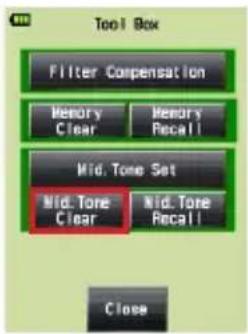 SEKONIC LiteMaster Pro L478DR - 6-2-4. Effacement de Mid. Tone - 1