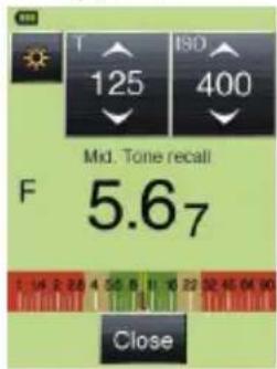 SEKONIC LiteMaster Pro L478DR - 6-2-5. Rappel de Mid. Tone - 2