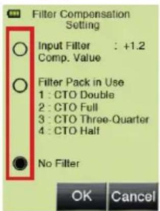 SEKONIC LiteMaster Pro L478DR - 3) Boutons d'options radio - 1