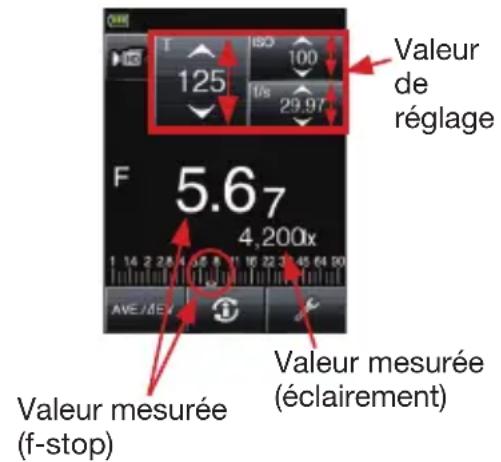 SEKONIC LiteMaster Pro L478DR - 2) Mode CINE HD - 1