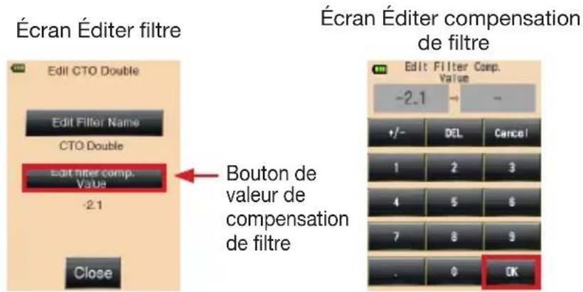 SEKONIC LiteMaster Pro L478DR - 6-6-7. Édition du nom de filtré - 3