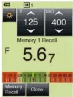 SEKONIC LiteMaster Pro L478DR - 6-1-2. Rappel de mémoire - 3