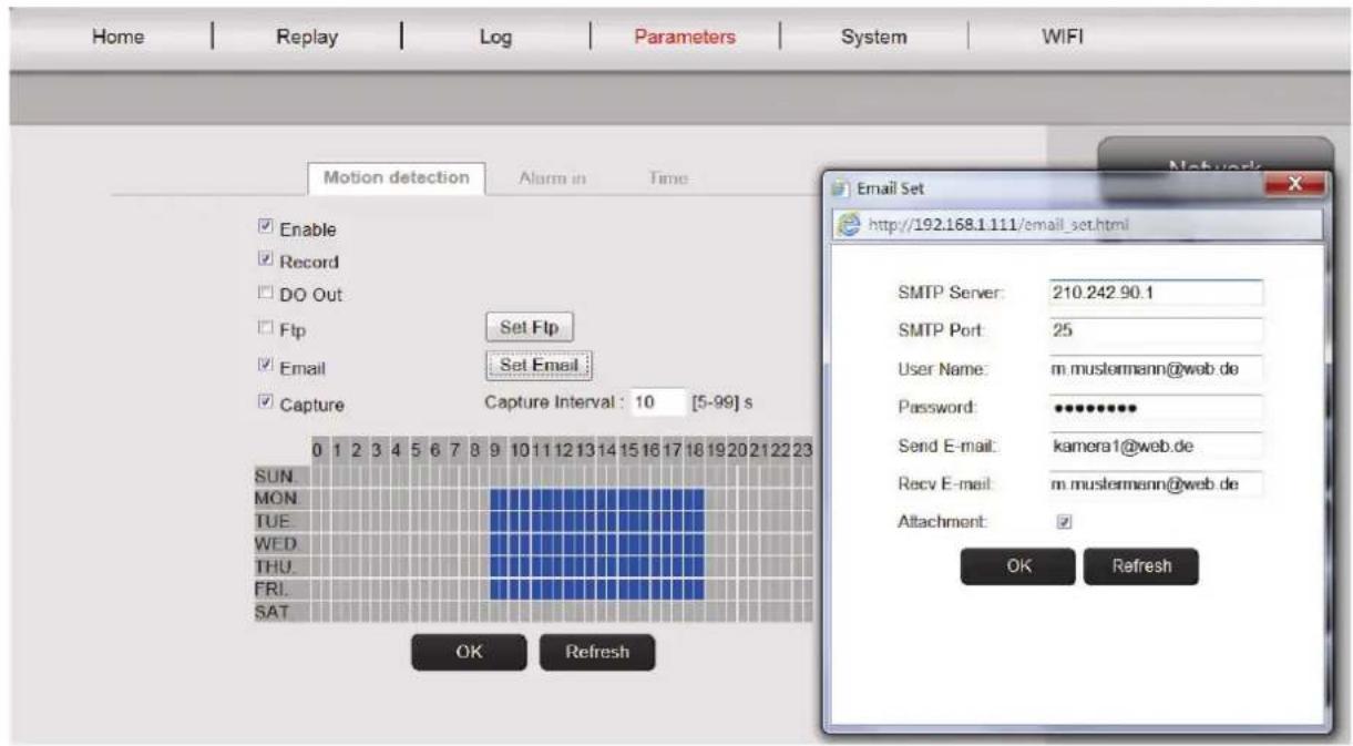 Ednet DN16038 - Réglage de l'alarme - 1
