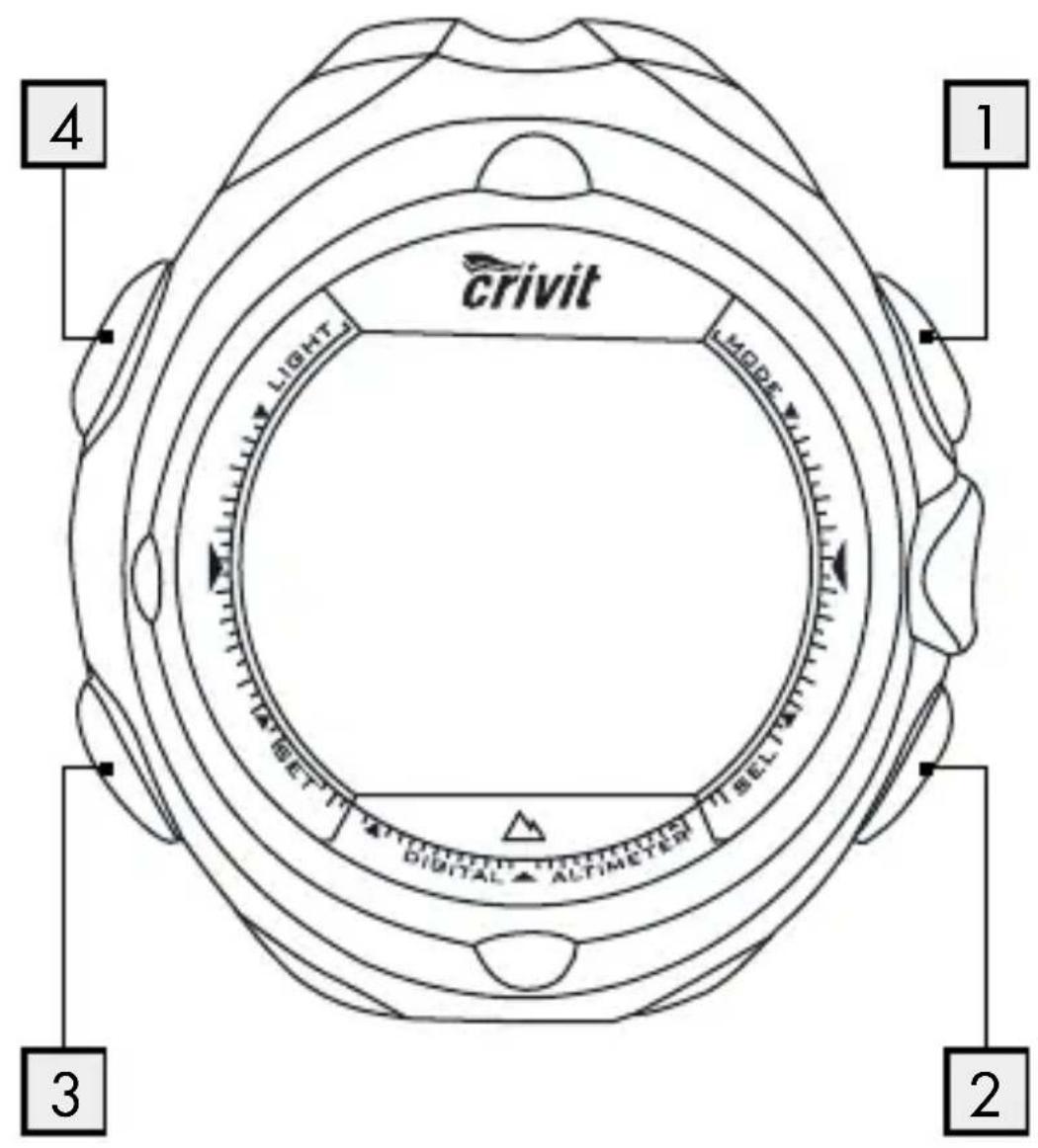 CRIVIT IAN 275275 - LCD Sports watch - 1