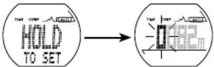 CRIVIT IAN 275275 - Setting the altimeter - 1