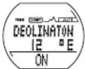 CRIVIT IAN 275275 - Saisie de l'angle de déclinaison pour le nord géographique (true north) - 2