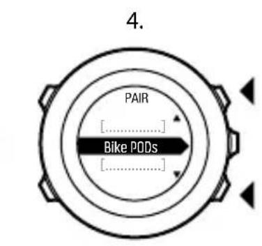 SUUNTO Ambit 3 Vertical 1.0 - Liaison des capteurs de vitesse et de foulée et capteurs de fréquence cardiaque - 3