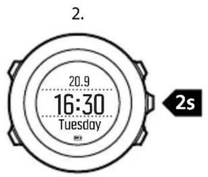 SUUNTO Ambit 3 Vertical 1.0 - Liaison des capteurs de vitesse et de foulée et capteurs de fréquence cardiaque - 1