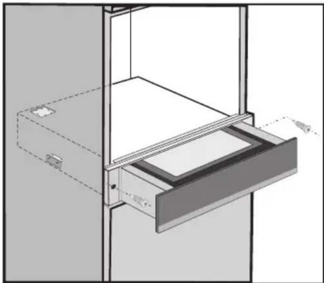 MIELE EVS 6114 - Installation et branchement du tiroir - 1