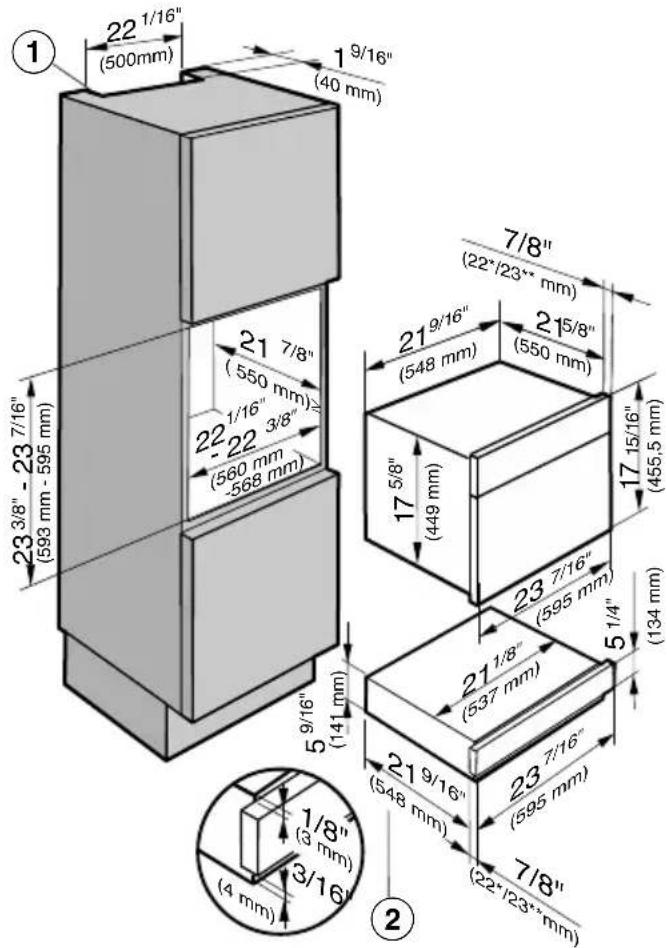 MIELE EVS 6114 - Encastrement dans une armoire haute - 5