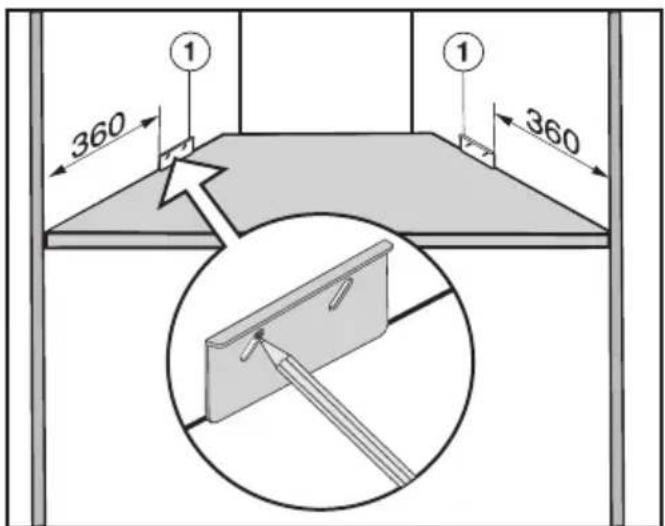 MIELE EVS 6114 - Installation du dispositif de protection anti-basculement - 1