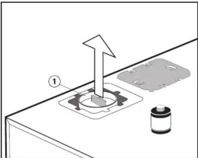 MIELE EVS 6114 - Installation du filtré à air et retrait des vis de sécurité - 2