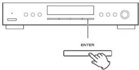 TEAC Lago - Press the ENTER button. - 1