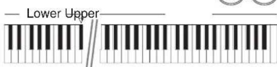 General Music CD10 - Changing the split point - 3