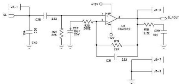 DAEWOO DHT230NT - AMP Board Schematic Diagram-1 - 2