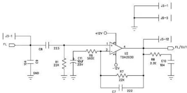 DAEWOO DHT230NT - AMP Board Schematic Diagram-1 - 3