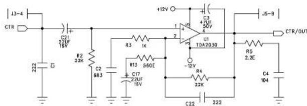 DAEWOO DHT230NT - AMP Board Schematic Diagram-1 - 1