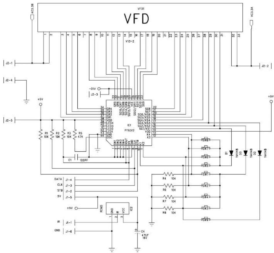 DAEWOO DHT230NT - AMP Board Schematic Diagram-1 - 14
