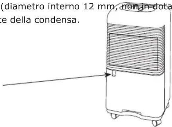 Soba XE510 - Far fluire l'acqua di condensa con un tubo di scarico - 1