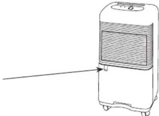 Soba XE510 - Evacuación del agua de condensación a través del tubo de desagüe - 1