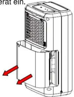 SUNTEC DryFix 20 Pure - Verwendung des Wasserbehälters - 1