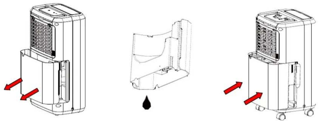 SUNTEC DryFix 20 Pure - Utilisation du réservoir d'eau - 1