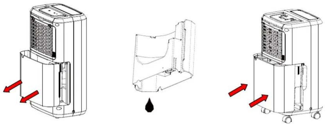 SUNTEC DryFix 10 Pure - Utilisation du réservoir d'eau - 1