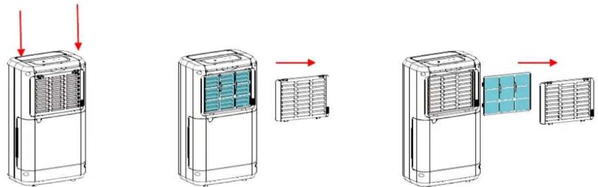 SUNTEC DryFix 10 Pure - Rimuovere il filtro - 1