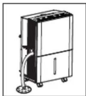 DAITSU ADDH20 - Opzione 2 Tubo di drenaggio per gravità - 3