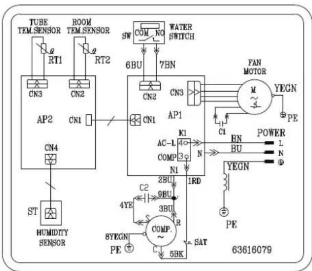 DAITSU ADDH10 - Esquema del diagrama eléctrico - 1