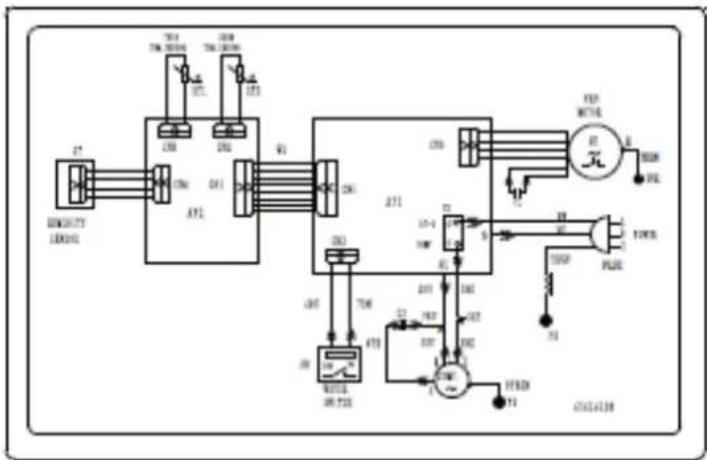 DAITSU ADDH10 - Diagrama esquemático elétrico - 2