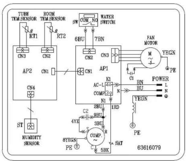 DAITSU ADDH10 - Schéma électrique - 1