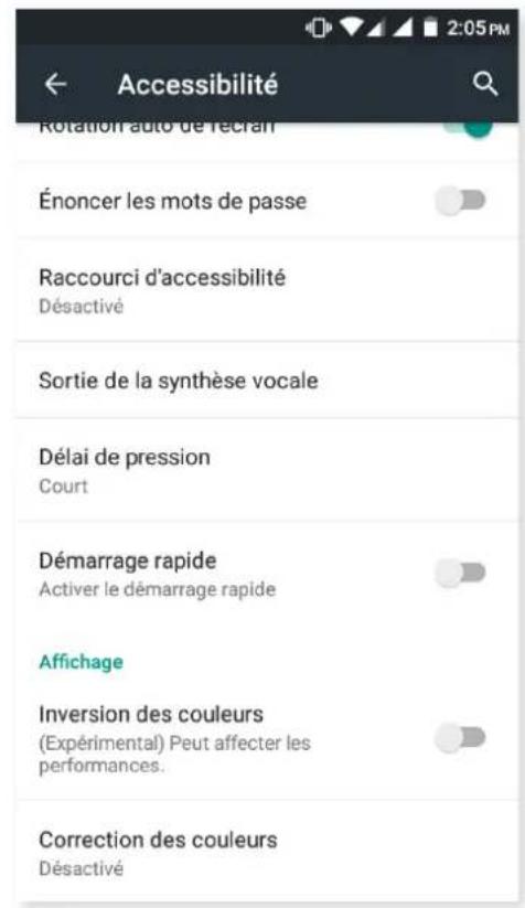 bq Aquaris M4.5 - ACCESSIBILITÉ - 2