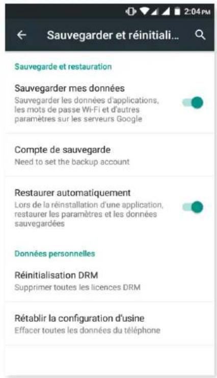 bq Aquaris M4.5 - UVEGARDER ET REINITIALISER - 1