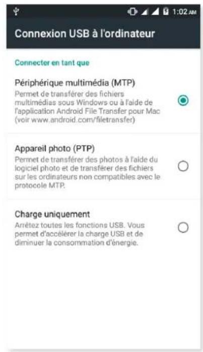 bq Aquaris M4.5 - Charger la batterie et transférer des fichiers - 6