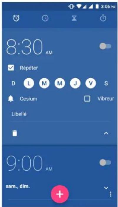 bq Aquaris M4.5 - Horloge - 1