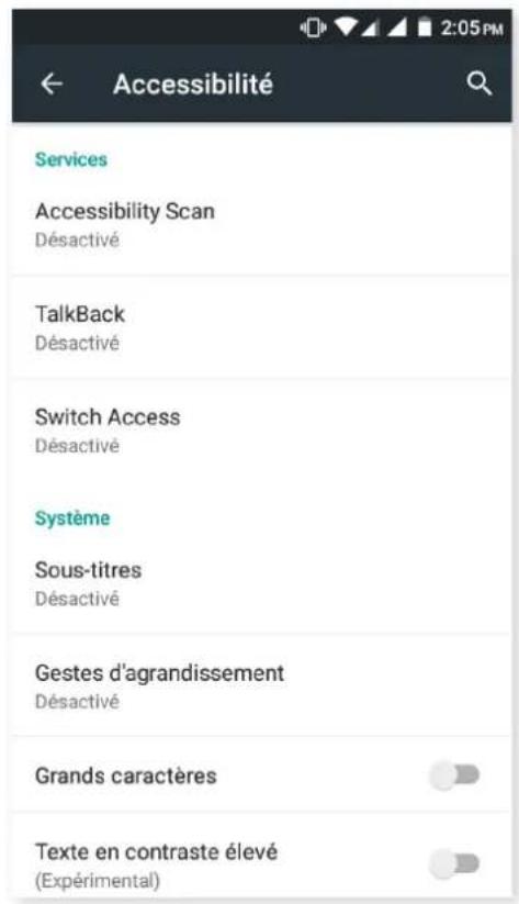 bq Aquaris M4.5 - ACCESSIBILITÉ - 1